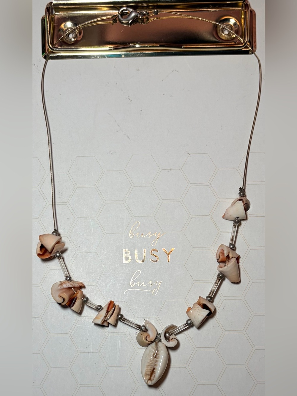 Coastal Shell Pendant Necklace